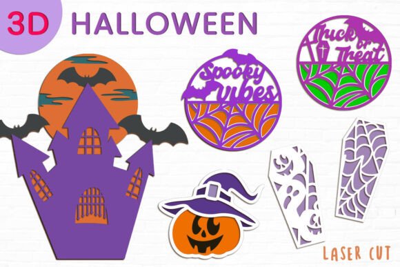 3D SVG Halloween Decor for Crafters