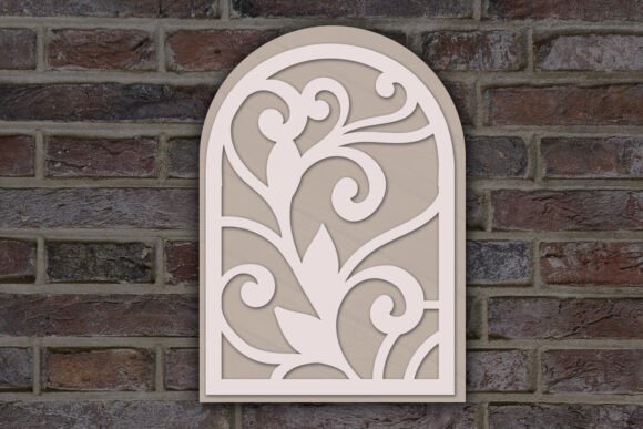 Floral Branch Layered SVG for Laser Cutting and Wall Decor