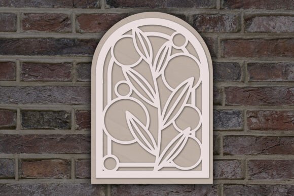 Floral Branches Layered SVG for Laser Cutting and Wall Decor