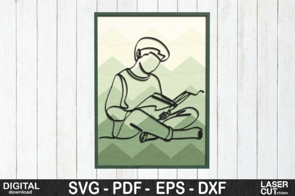 Reading Line Art Layered SVG for Laser Cutting